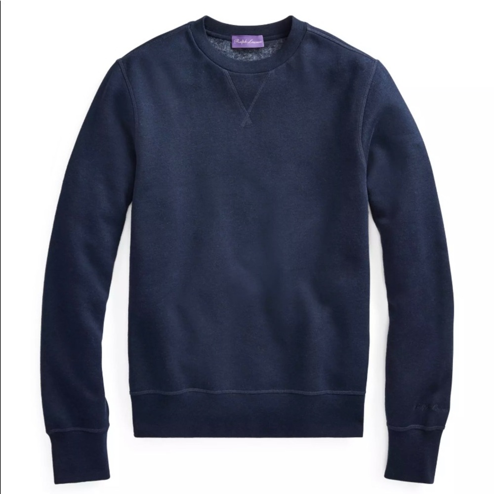 RALPH LAUREN- Purple Label, Large Blue sweatshirt